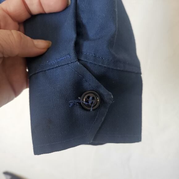 Reverside Flexbac 80s Canvas Pepsi 48" Long Bomber Jacket Workwear Streetwear - Picture 8 of 13